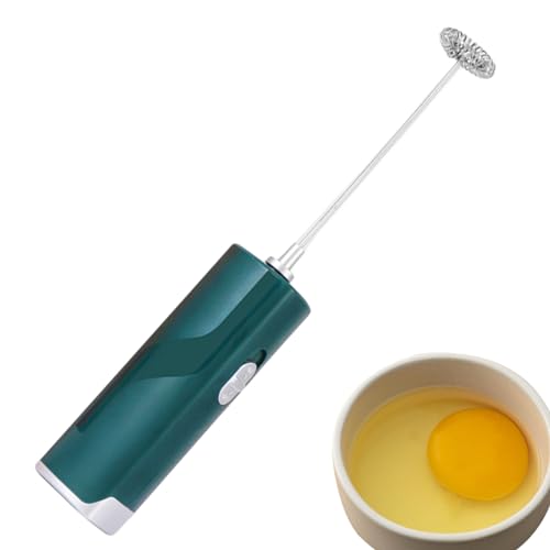 Fulenyi Mousseur à Lait portatif, mousseur à café portatif - Baguette de mousseur électrique portative | mixeur pour Boisson, Chocolat Chaud, Latte, Macchiato, Gadgets de Cuisine