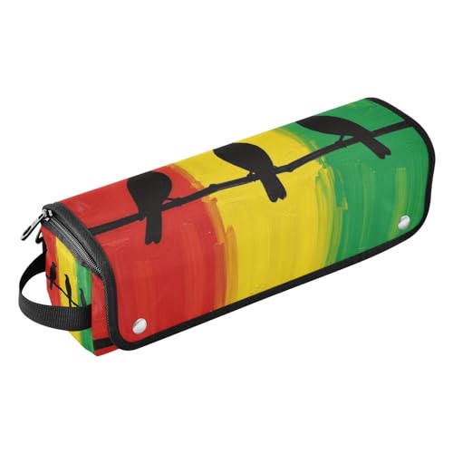 Bolsa de viaje para herramientas de cabello con tapete resistente al calor removible y estuche impermeable para rizador, plancha y otros accesorios de estilizado miniatura 1
