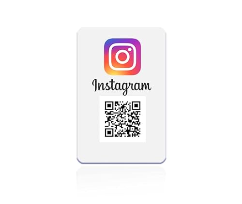 SmartCard Like & Follower Card pvc NFC & QrCode, um Ihre Social (INSTAGRAM) Seite zu erhöhen SmartCard Like & Follower Card pvc NFC & QrCode, um Ihre Social (INSTAGRAM) Seite zu erhöhen