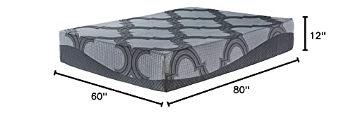 Signature Design By Ashley Ashley Hybrid 12" Firm Mattress, Certipur-Us Certified Gel Foam, Queen #TOP1