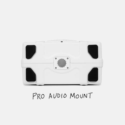 Image of Turtlebox Grande: Loud! Outdoor Portable Bluetooth 5.4 Speaker: Rugged, Waterproof, Ultra-Portable (Plays to 126db, Deep Bass, Shockproof), Unlimited Pairing for Full Stereo Experience, White