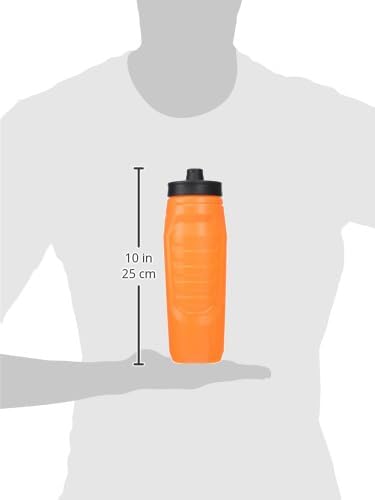 Miniatura 3 de Under Armour Botellas de agua exprimibles, botellas de agua de 32 onzas, botella de agua deportiva Sideline con tapa de inyección rápida,