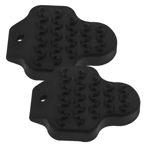 BESPORTBLE 2pcs Cycling Shoes Footpegs Lock Pads Bike Cleat Cover for Self-Locking Pedal Cleats Cover for Bicycles