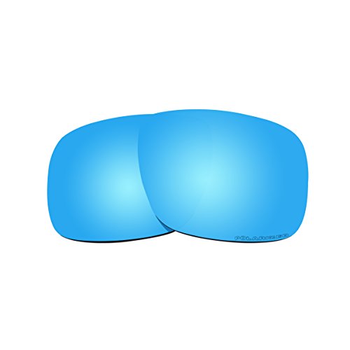 BVANQ Polarized Lenses Replacement for Oakley Holbrook Sunglasses Ice Blue Mirror Coatings