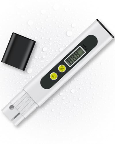 Pawfly TDS-Messgerät, digitales Wassertestgerät, schnelles und genaues Wassertestgerät, 0-9990 ppm Wasserqualitätstester für Trinkwasser, Leitungswasser, Brunnen, Aquarium und Schwimmbad