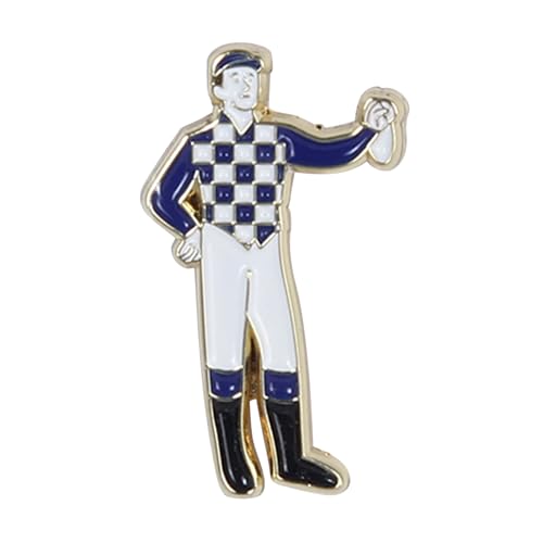 Derby Horse Racing Men's Suit Lapel Pin - Kentucky Bourbon Clothing Accessory - Mint Julep Gift - Party Dress Clothing Attire and Gifts