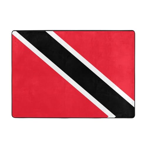 Tapis drapeau Trinité-et-Tobago en flanelle douce haute densité - 2