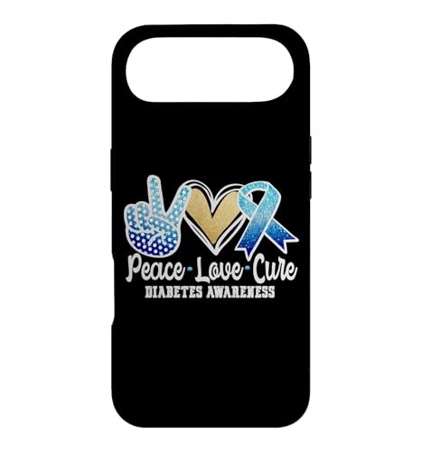 Peace Love Cure Diabetes Awareness �X�}�z�P�[�X iPhone Air �p