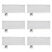 6pcs Microfibre Cloth-Cover Patins Microfibre Cove-R Poche Patins Vapeur Serpillère pour Kaercher Easyfix SC2 SC3 SC4 SC5 Vapeur Nettoyant Serpillière - comme Image Spectacle, 13.58 * 4.53inch