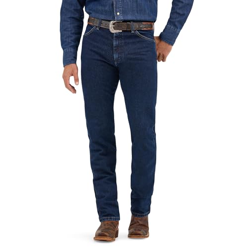 Wrangler 13MWZ, Original Regular Bootcut Fit, Straight Leg Jeans Uomo, Dark Stone, 38W / 30L