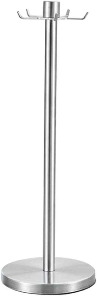 Luxshiny Kitchen Utensil Holder 304 Stainless Steel Tools Rack with Hooks