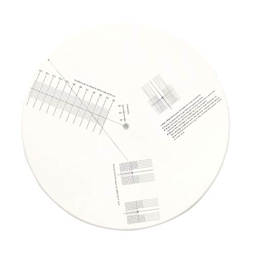 Acrylic Turntable Mat Cartridge Alignment Protractor Phonograph Cartridge Alignment Tool Anti Slip...