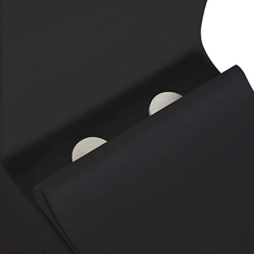 Inodoro de una pieza Fine Fixtures con doble descarga y alta eficiencia, color negro (modelo MOTB9BL) miniatura 6