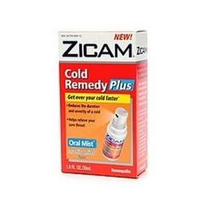 Zicam Cold Remedy Plus Oral Mist, 1 FZ (Pack of 8)