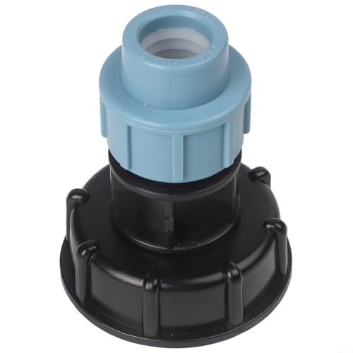 Adattatore per tubo a testa dritta, connettore in plastica affidabile, progettato per adattarsi a tubi da giardino standard di 20/25 mm (20 mm)