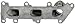 Dorman 674-429 Passenger Side Exhaust Manifold Compatible with Select Ford Models