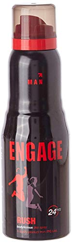 Image of Engage Yin Eau De Parfum, Perfume Spray For Men, 90ml & Man Deodorant, Rush, 150 /165ml (Weight May Vary)
