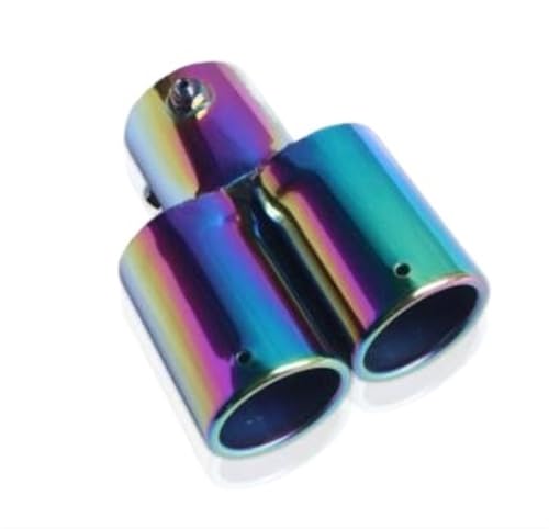 Enjoliveur d'échappement contre la rouille double embout inox rond