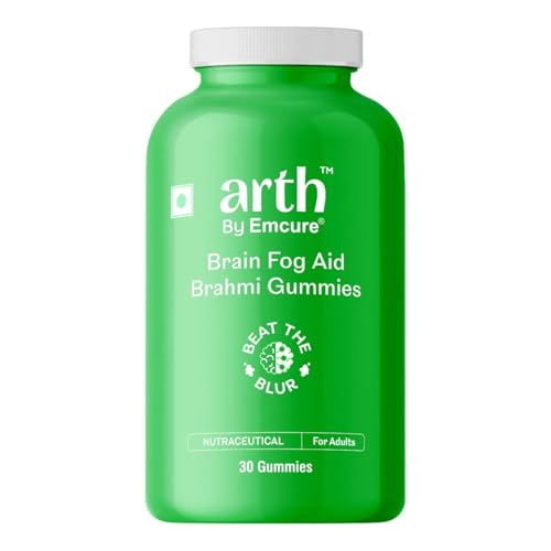 Image of Arth Brahmi Gummies for Memory, Focus, Concentration & Brain Fog Support - 30 Gummies for Men & Women | Bacopa Monnieri Supplement | Enhanced Absorption for Mental Clarity, Alertness & Positive Mood