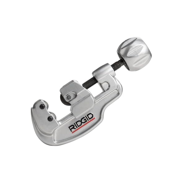 Image of RIDGID 29963 Model 35S 1 /4 inch to 1-3 /8 inch Stainless Steel Tubing Cutter with X-CEL Knob, Silver