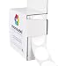 ChromaLabel 1 Inch Target Pasters for Shooting and Target Practice, 1000/Dispenser Box, White