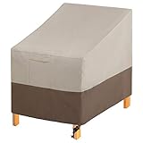 PHI VILLA Patio Lounge Chair/Club Chair Cover, Durable Waterproof Outdoor Furniture Cover, Large, L36 x D39 x H31