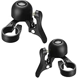 GHRTN Timbre de Bicicleta para Aventon Mataro Fixed Gear, Claxon con Sonido Fuerte y Claro, para Manillares de 22.2 mm en Bici de Montaña y Carretera, Diseño Izquierdo y Derecho,C Left+Right