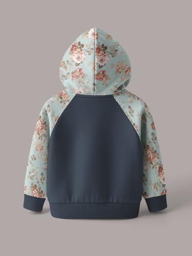 Image of HELLCAT Trendy Co-ords With Hoodie Sweatshirt and Trackpant Clothing Set for Girls.