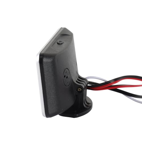 SHUAIGUO Cyfrowy Miernik Samochodowy z Wyświetlaczem LCD 4 w 1, Uniwersalny Przyrząd 9–36 V z Ciśnieniem, Napięciem, temperaturą i Wskaźnikiem Paliwa do Samochodów Osobowych, Ciężarówek, SUV-ów i