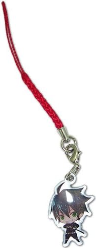 Great Eastern Entertainment Serafín Del Fin- Encanto para Teléfono Celular Yuichiro, Plata, No es una piedra preciosa