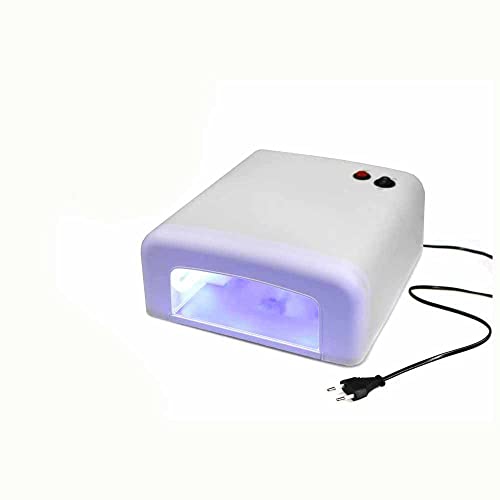 Vetrineinrete Lampada unghie uv 36 watt fornetto con timer 120 secondi per ricostruzione gel semipermanente nail art manicure asciugatura rapida F1