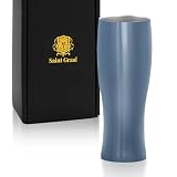 SaintGraal ビールグラス ハイボール タンブラー 真空断熱 父の日 プレゼント 誕生日プレゼント 男性 ギフト おしゃれ お酒 コップ 500ml (グレー)