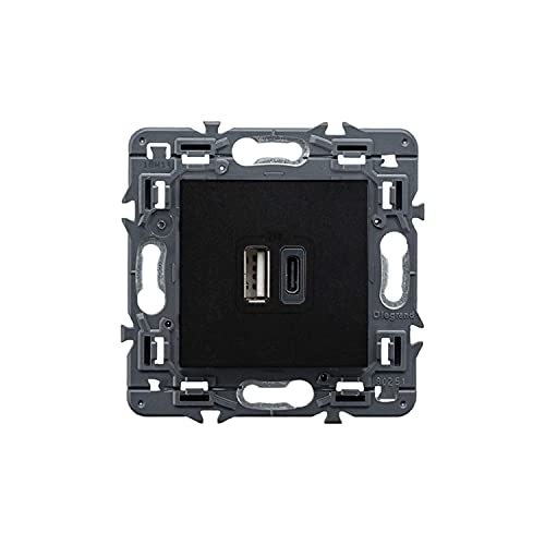 Prise USB Legrand 741432 chargeur mural standard multicolore rapide