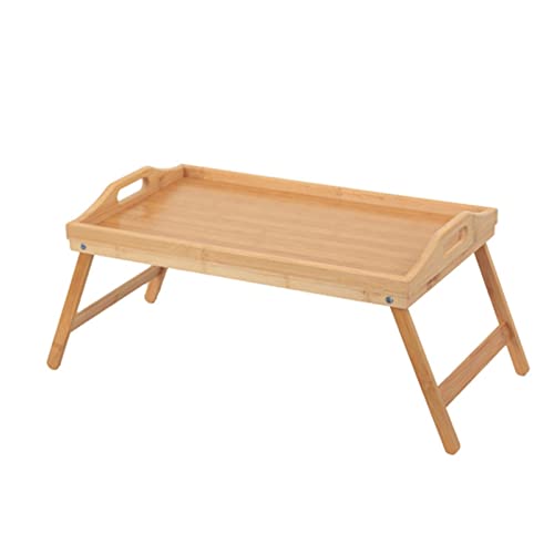 GBNYTT Bandeja de desayuno, escritorio para computadora, mesa de ventana, soporte plegable para laptop, plato de desayuno, bandeja de cama, cómoda mesita de noche, escritorios, muebles de dormitorio