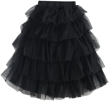 [YumeFlair] Children's Skirt, Net Fabric Cake Skirt, Casual Fashion, Cute, Dance Performance, Solid Color, Comfortable, Breathable, Silk Chiffon, Quick-Drying, Spring, Summer, Autumn