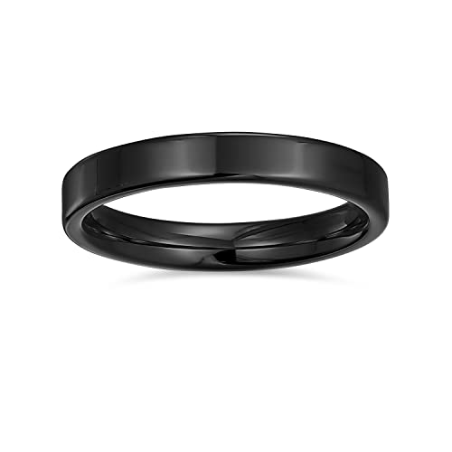 Alliance en titane hypoallergénique de 3mm anti-rayure et confortable