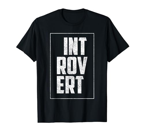 Introvertido Introvertido Anti Social Tímida Timidez Camiseta