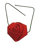 filzrosen selber basteln Farbe: rot Fuchs seit 1895 6er Set Filz Rosenblüte Filzrose 8cm in rot mit Draht zum Stecken