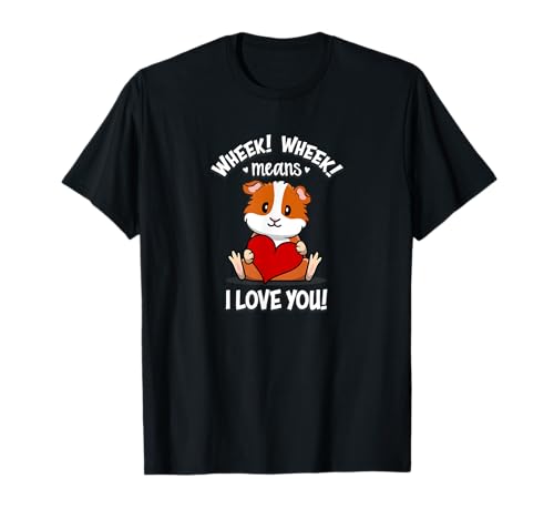Kids Cute Wheek Merch Guinea Pig Lover Camiseta