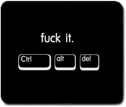 Humor Ctrl Alt Del Mouse Pad