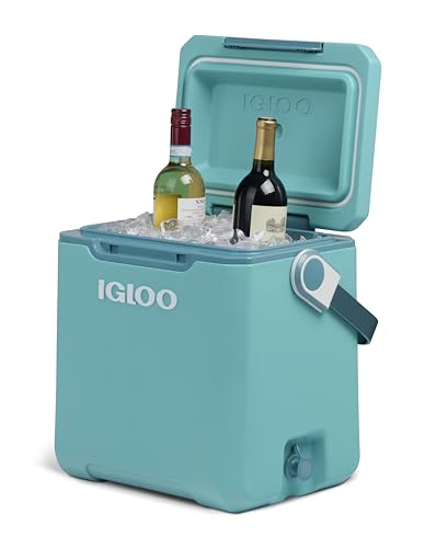 Image of Igloo Tag Along Too Coolers | Insulated Hard Shell Picnic Style Cooler | Rolling Ice Chest