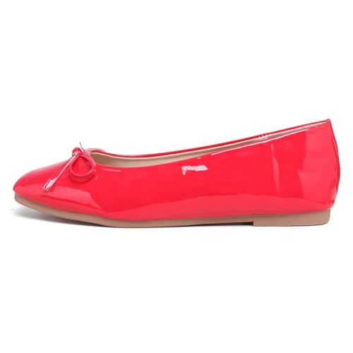 Image of Dear Time Women's Casual Foldable Ballet Flats Square Toe Ballerina Flats Shoes Comfortable