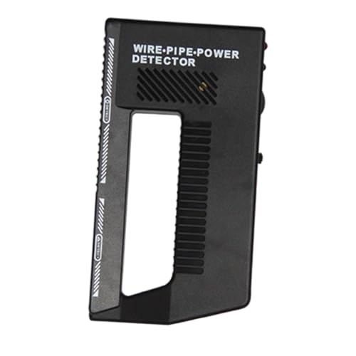 Detector metálico para tubo de alambre - Estudio de alta sensibilidad ajustable y buscador de tubos, alarmas de audio visuales, escáner de pared y techos de suelos