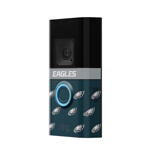 Image of All-New Limited Edition, Official NFL Faceplate for Ring Doorbells - Video Doorbell 3, Video Doorbell 3 Plus, Video Doorbell 4, Battery Doorbell Plus, and Battery Doorbell Pro | Philadelphia Eagles