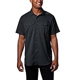 Columbia Men's Silver Ridge Lite Short Sleeve Shirt, Black, X-Large