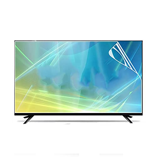 GFSD Blaulichtfilm for Computerbildschirm Augenschutz Blendfreier Filter Anti-Strahlung Bildschirmschutz for Fernseher, for Alle Marken-TV-Größen, UV400-Schutz Cover