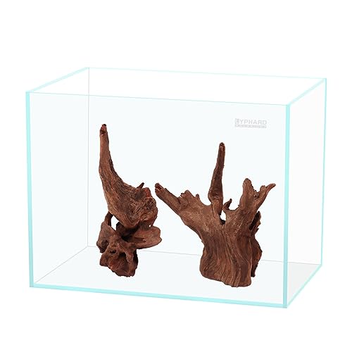 Image of LYPHARD AQUARIUMS 2.9 Gallon Rimless Aquarium, Ultra Clear Glass Low Iron Aquarium Tank, Small Fish Tank for Betta, L11.8xW5.9xH9.8 Inches Thickness 5mm with EVA Foam Mat Included