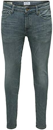 Only \u0026 Sons Men's Onswarp Life Skinny Blue Dcc 6534 Jeans, Grey Denim,  32/32 : Amazon.com.au: Clothing, Shoes \u0026 Accessories