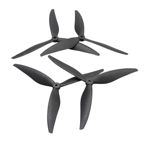 Hélice de nailon de carbono 7040 de 3 palas CW CCW para dron FPV 2
