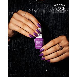 Miniatura 3 de Gelish Esmalte de uñas de gel Belt It Out, I Wanna Dance with Somebody Colección de uñas de gel para vacaciones, esmalte de uñas de gel morado,